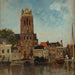 Le Clocher de l'Église de Dordrecht - Carl Sknberg — vy av konstverket