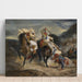 Reproduktion av målningen Le Combat du Giaour et de Hassan - Eugène Delacroix