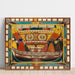 Reproduktion av målningen Le Dieu-Père-Géant-Foudre-Transparent - Adolf Wölfli