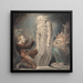 Le Fantôme de Samuel apparaissant à Saül - William Blake — inramlat konstverk på väggen