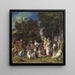 Le Festin des Dieux - Giovanni Bellini — inramlat konstverk på väggen