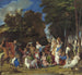 Le Festin des Dieux - Giovanni Bellini — vy av konstverket