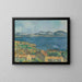Reproduktion av målningen av Le Golfe de Marseille sett från l'Estaque - Paul Cézanne