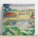 Reproduktion av målningen Le Jardin Fleuri - Henri Lebasque