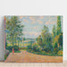 Reproduktion av målningen Le Jardin d'Octave Mirbeau, la Terrasse, Les Damps - Camille Pissarro