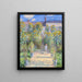 Reproduktion av målningen Le Jardin de Monet à Vétheuil - Claude Monet