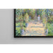 Reproduktion av målningen Le Jardin de Monet à Vétheuil - Claude Monet