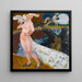 Le Jardin enchanté - Leo Putz — inramlat konstverk på väggen