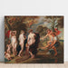 Reproduktion av målningen Le Jugement de Paris - Efterföljare av Peter Paul Rubens