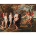 Reproduktion av målningen Le Jugement de Paris - Efterföljare av Peter Paul Rubens