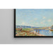 Reproduktion av målningen Le Loing à Saint-Mammès (1884) - Alfred Sisley