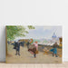 Reproduktion av målningen Le Long de la Seine - Jean Béraud