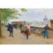 Reproduktion av målningen Le Long de la Seine - Jean Béraud