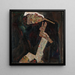 Le Lyriciste - Egon Schiele — inramlat konstverk på väggen