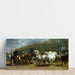 Reproduktion av målningen Le Marché aux chevaux - Rosa Bonheur