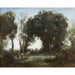 Reproduktion av målningen Le Matin, Dans av Nymfer - Camille Corot