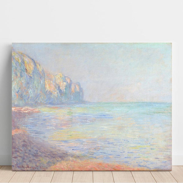 Reproduktion av målningen Le Matin, Temps Brumeux, Pourville (Matin brumeux à Pourville) - Claude Monet