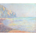 Reproduktion av målningen Le Matin, Temps Brumeux, Pourville (Matin brumeux à Pourville) - Claude Monet