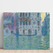 Reproduktion av målningen Le Palais Dario - Claude Monet