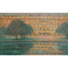 Reproduktion av målningen Le Palais, sommarmorgon (Hampton Court) - Henri Le Sidaner