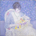 Le Panier de fleurs - Frederick Carl Frieseke — vy av konstverket