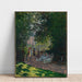 Reproduktion av målningen Le Parc Monceau - Claude Monet