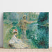 Reproduktion av målningen Le Pêcheur à la Ligne - Pierre-Auguste Renoir