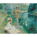 Reproduktion av målningen Le Pêcheur à la Ligne - Pierre-Auguste Renoir