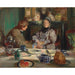 Reproduktion av målningen Le Peintre Sickert et sa Mère, Petit-déjeuner à Neuville - Jacques-Émile Blanche