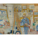 Reproduktion av målningen Le Peintre de squelettes - James Ensor