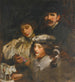Le Peintre, sa femme och hennes dotter - James Jebusa Shannon — vy av konstverket