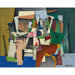 Reproduktion av målningen Le Piano - Georges Valmier