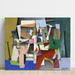 Reproduktion av målningen Le Piano - Georges Valmier
