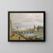 Reproduktion av målningen Le Pont au Change, sett från Quai de Gesvres - Jean-Baptiste-Camille Corot