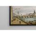 Reproduktion av målningen Le Pont au Change, sett från Quai de Gesvres - Jean-Baptiste-Camille Corot