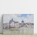Reproduktion av målningen Le Pont de Moret - Alfred Sisley