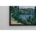 Reproduktion av målningen Le Pont et le Barrage à Pontoise av Paul Cézanne
