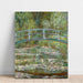 Reproduktion av målningen Le Pont sur un étang de nymphéas - Claude Monet
