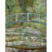 Reproduktion av målningen Le Pont sur un étang de nymphéas - Claude Monet