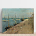 Le Port de Cherbourg av Berthe Morisot — väggpresentation av konstverket