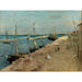 Le Port de Cherbourg av Berthe Morisot — visat i en interiör