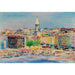 Reproduktion av målningen Le Port de Marseille - Moïse Kisling