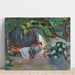 Reproduktion av målningen Le Pradet, Ung kvinna i hängmatta (Nono) - Henri Lebasque