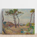 Reproduktion av målningen Le Pradet, les Pins sur la Plage - Henri Lebasque