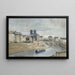 Reproduktion av målningen av Le Quai des Orfèvres och Pont Saint-Michel - Jean-Baptiste-Camille Corot
