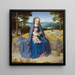 Le Repos pendant la fuite en Égypte - Gerard David — inramlat konstverk på väggen