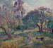Le Repos sous les arbres - Henri Lebasque — vy av konstverket