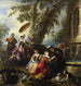 Le Retour de la Chasse - Joseph Parrocel — vy av konstverket