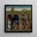 Le Rêve du Pape Serge - Atelier de Rogier van der Weyden — inramlat konstverk på väggen