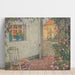 Reproduktion av målningen Le Seuil Fleuri - Henri Le Sidaner